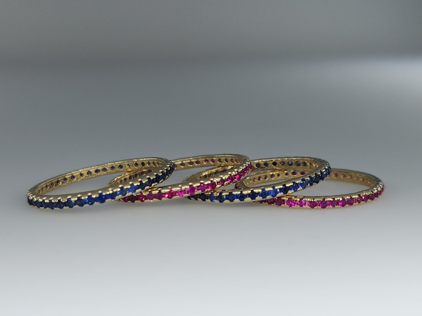 Made To Order - Gemstone Eternity Band Ring #530