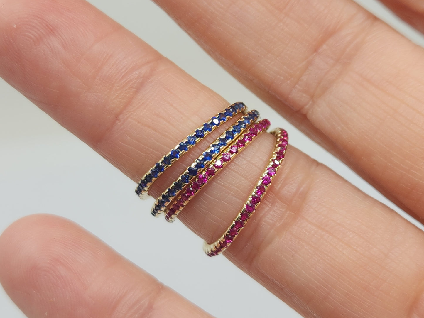 Made To Order - Gemstone Eternity Band Ring #530