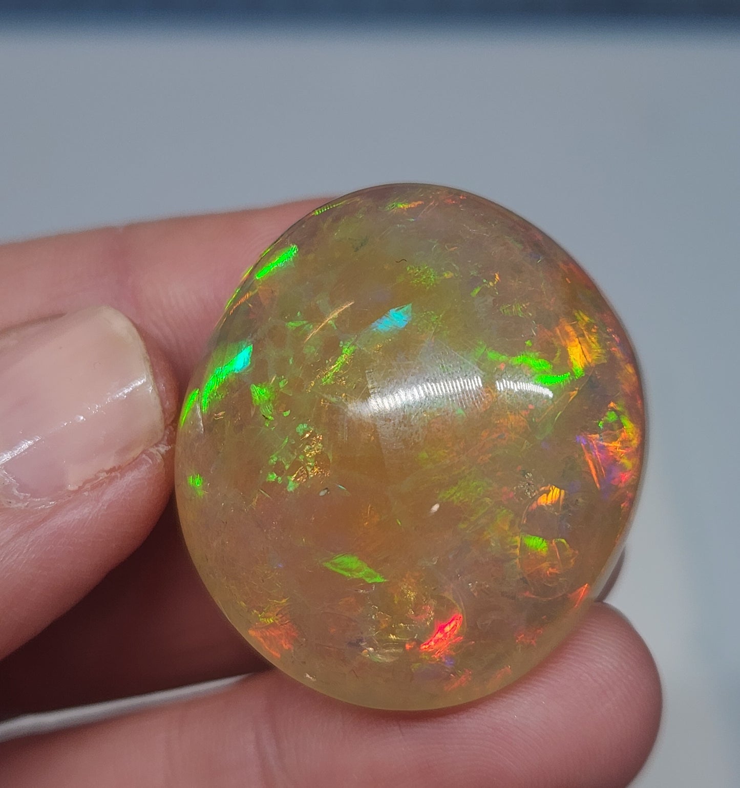 Ethiopian Polished Opal Specimen 79 Carat Gemstone #566