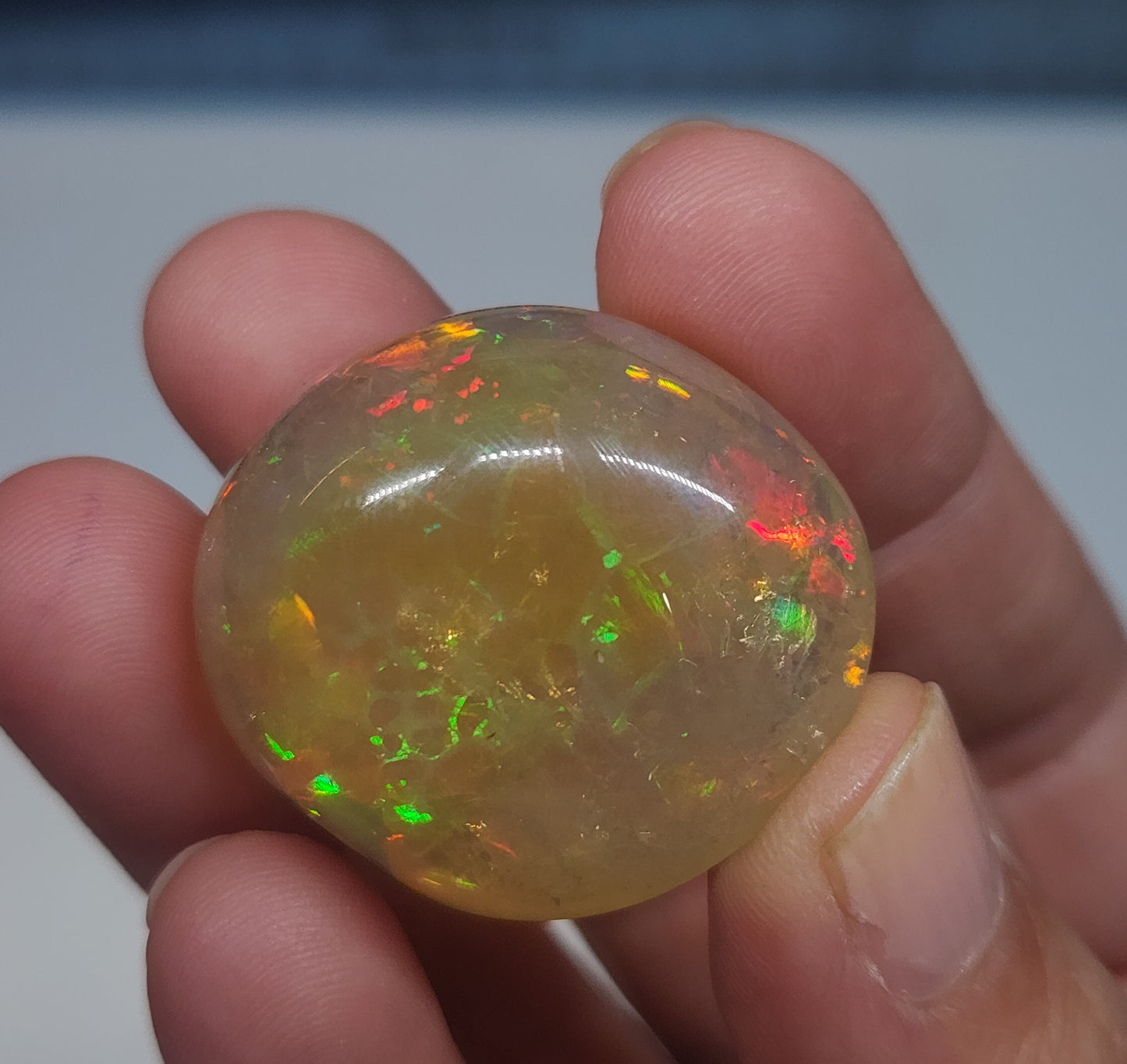 Ethiopian Polished Opal Specimen 79 Carat Gemstone #566