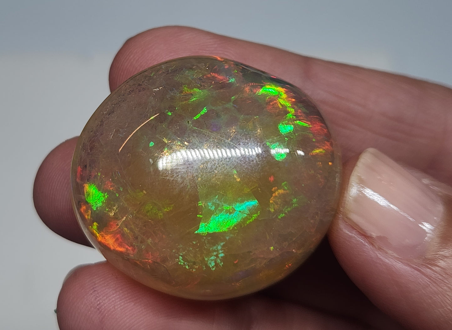 Ethiopian Polished Opal Specimen 79 Carat Gemstone #566