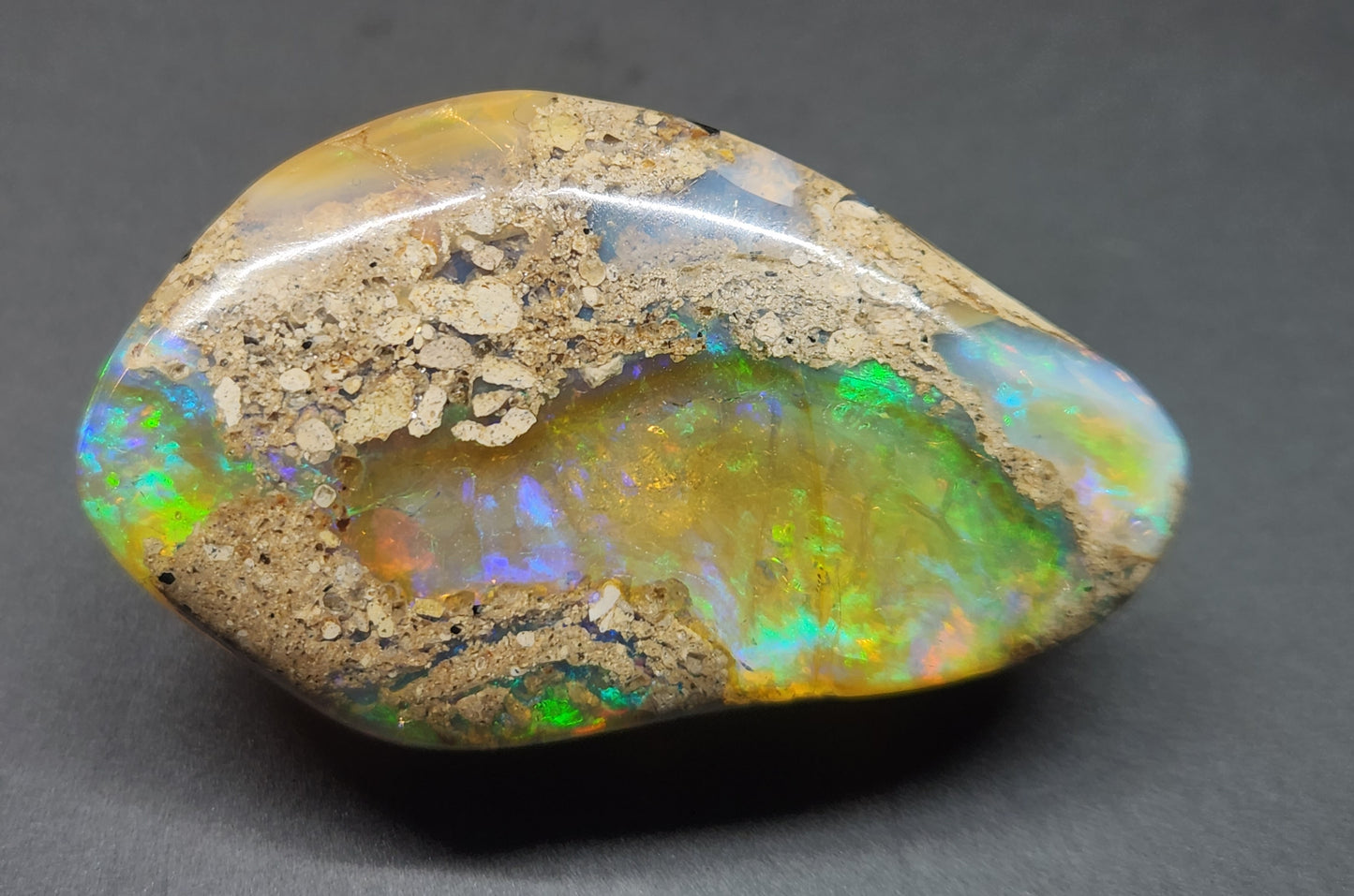 Ethiopian Polished Opal Specimen 117 Carat Gemstone #571