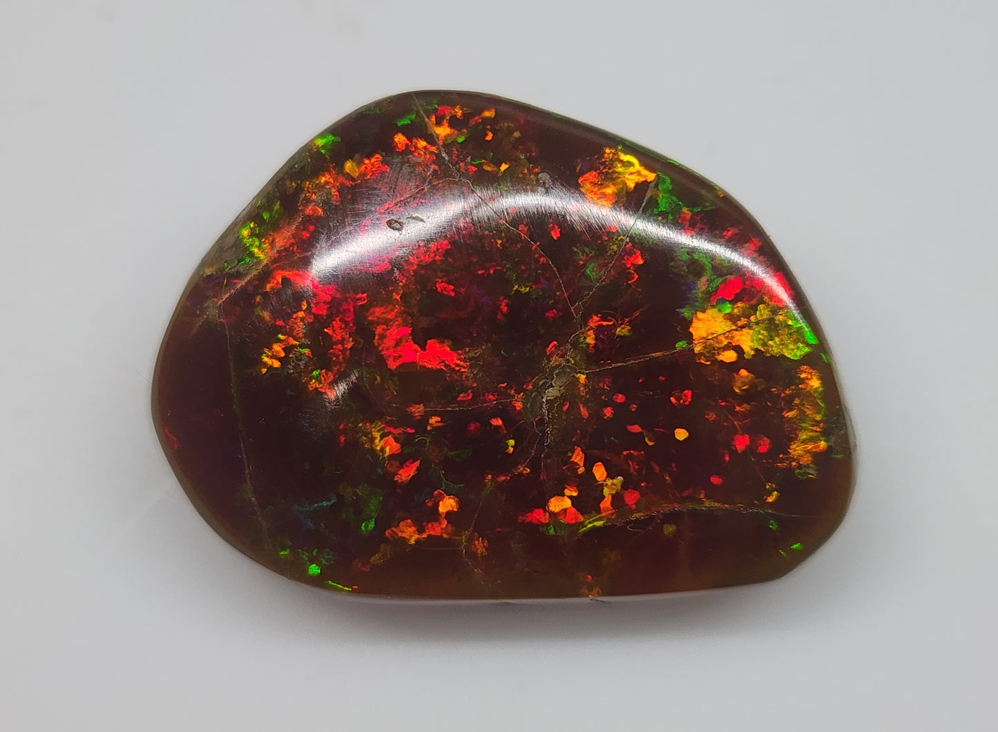 Ethiopian Polished Opal Specimen 58 Carat Gemstone #572