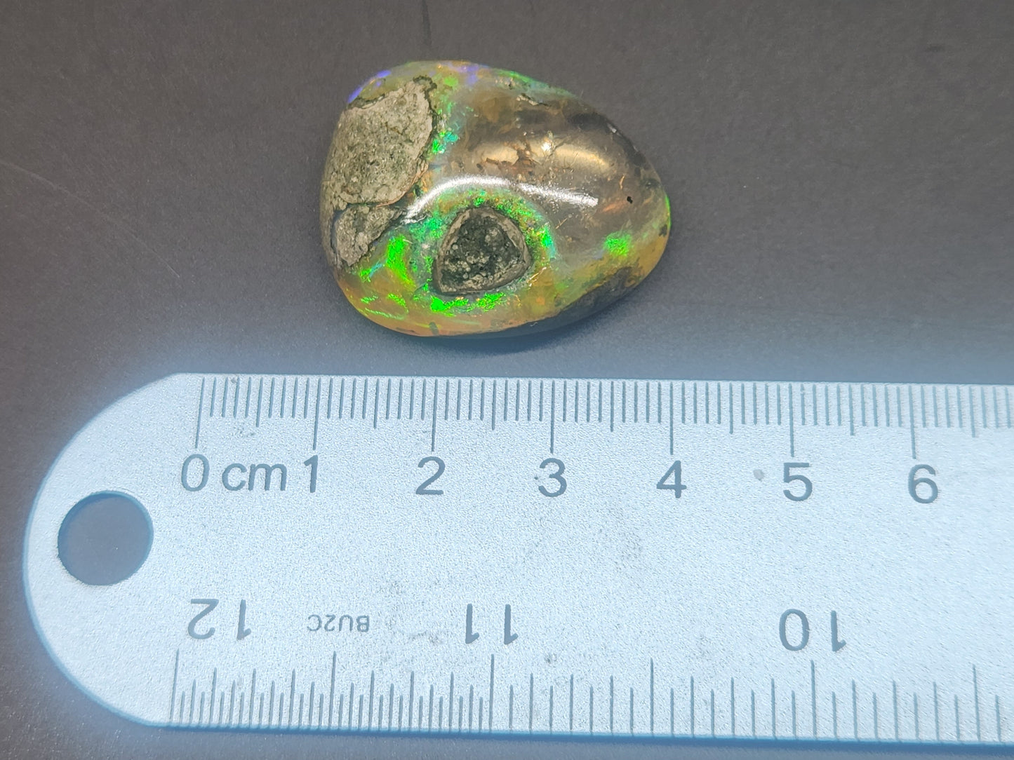 Ethiopian Polished Opal Specimen 49 Carat Gemstone #573