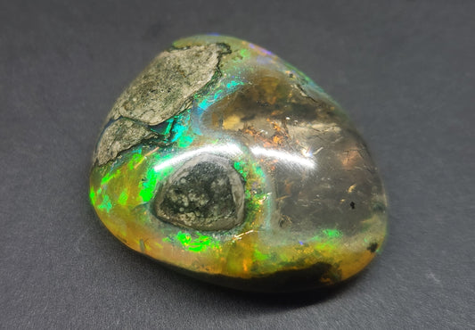 Ethiopian Polished Opal Specimen 49 Carat Gemstone #573