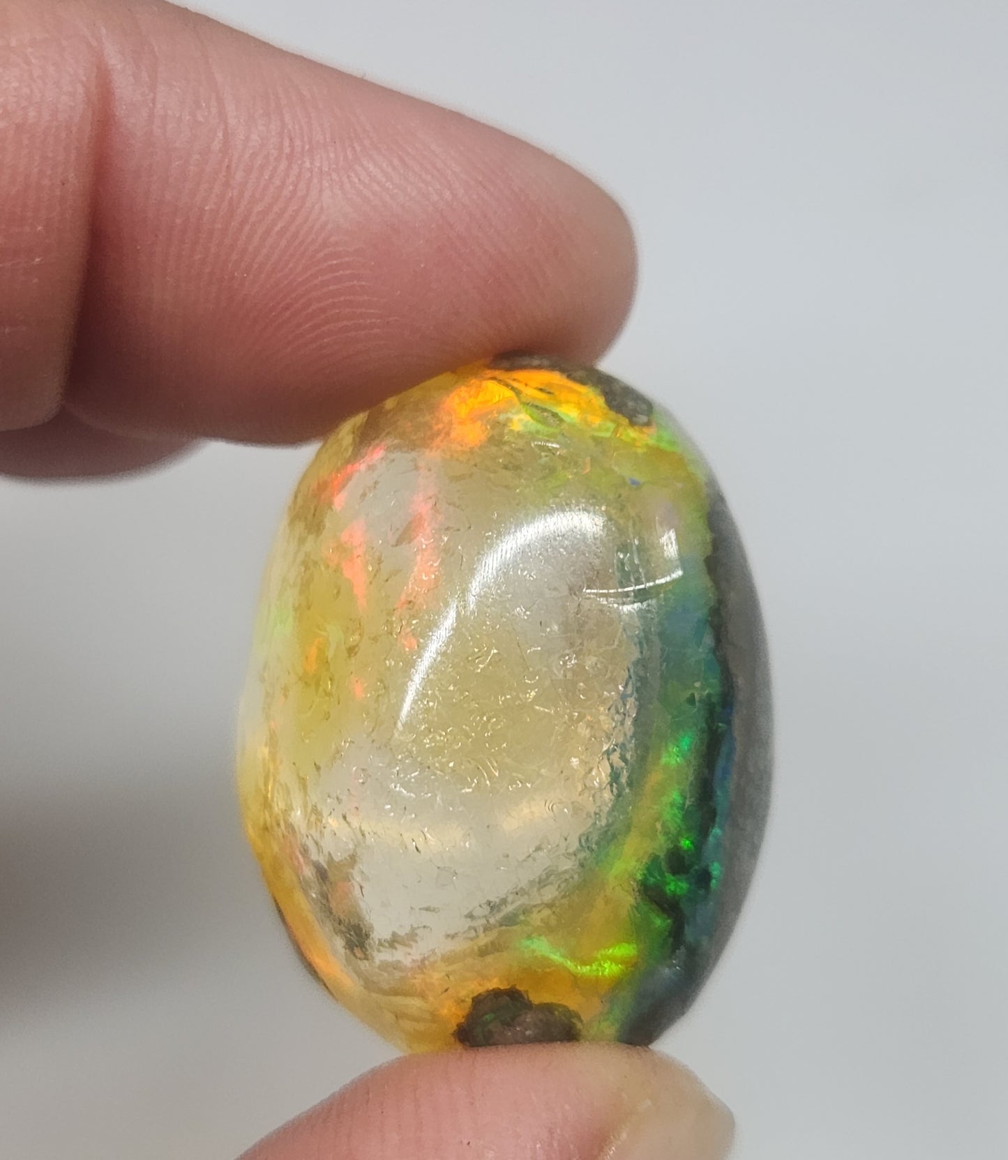 Ethiopian Polished Opal Specimen 42 Carat Gemstone #574