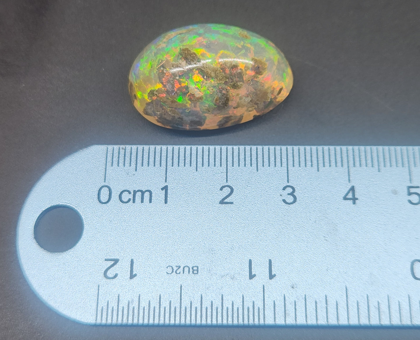 Ethiopian Polished Opal Specimen 36 Carat Gemstone #575
