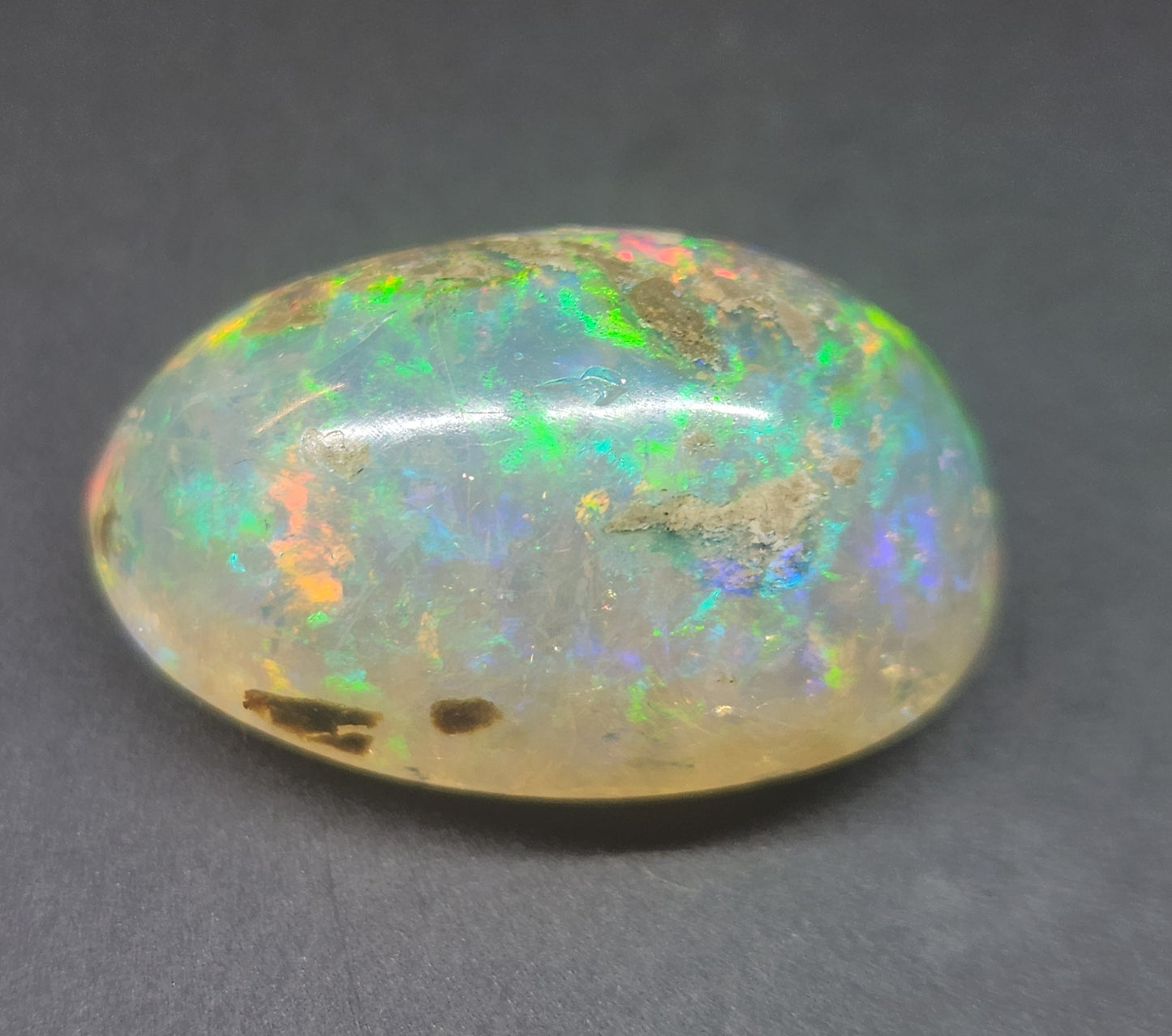 Ethiopian Polished Opal Specimen 36 Carat Gemstone #575