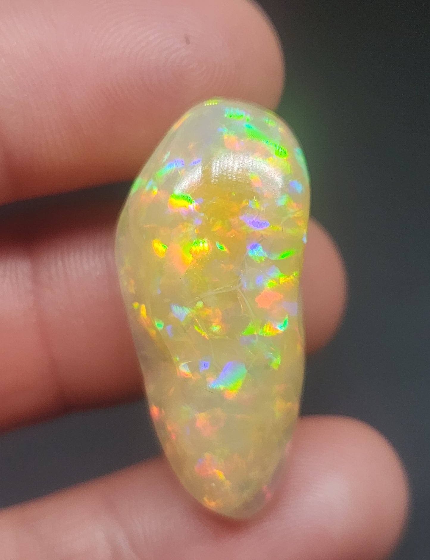 Ethiopian Polished Opal Specimen 27 Carat Gemstone #576