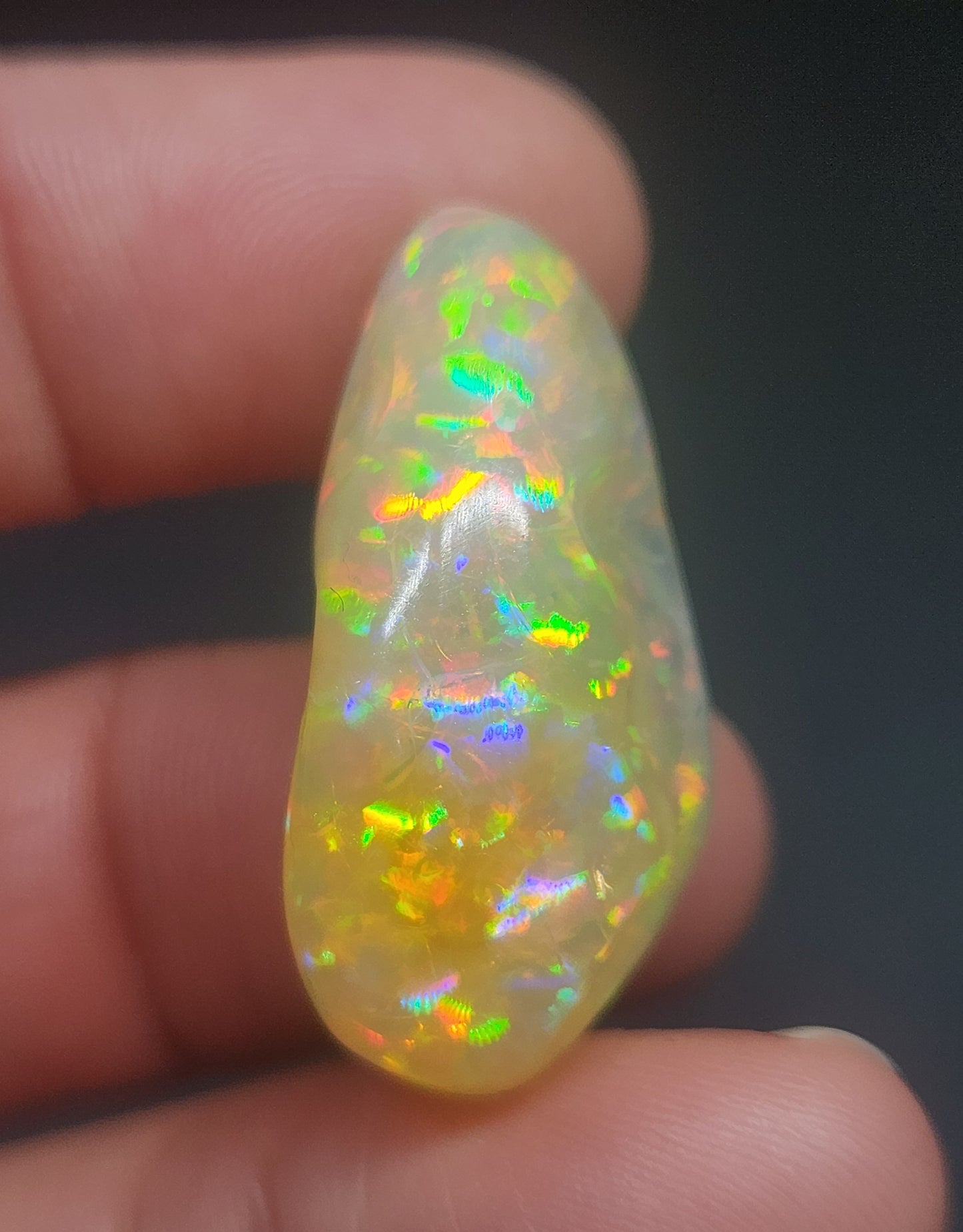 Ethiopian Polished Opal Specimen 27 Carat Gemstone #576