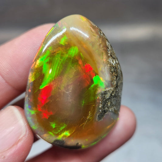 Ethiopian Polished Opal Specimen 93 Carat Gemstone #581