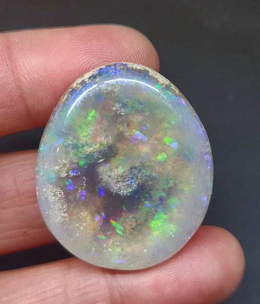 Ethiopian Polished Opal Specimen 71 Carat Gemstone #583