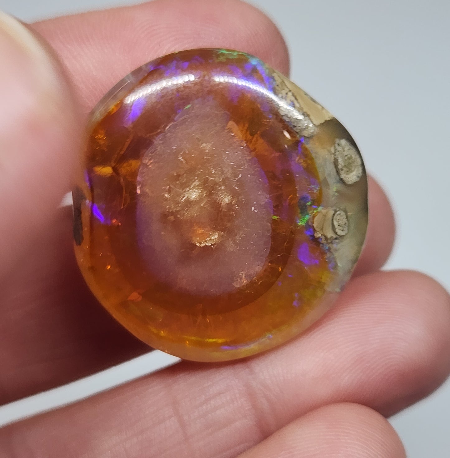 Ethiopian Polished Opal Specimen 41 Carat Gemstone #584