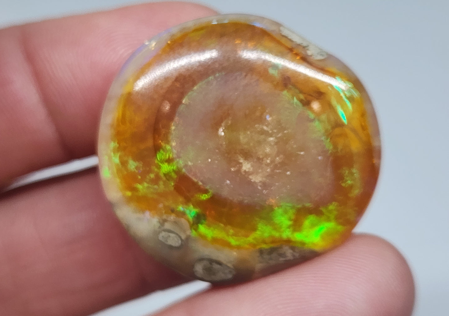 Ethiopian Polished Opal Specimen 41 Carat Gemstone #584