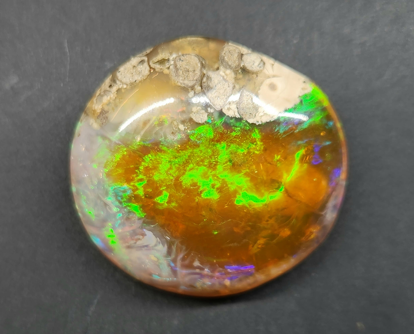 Ethiopian Polished Opal Specimen 41 Carat Gemstone #584