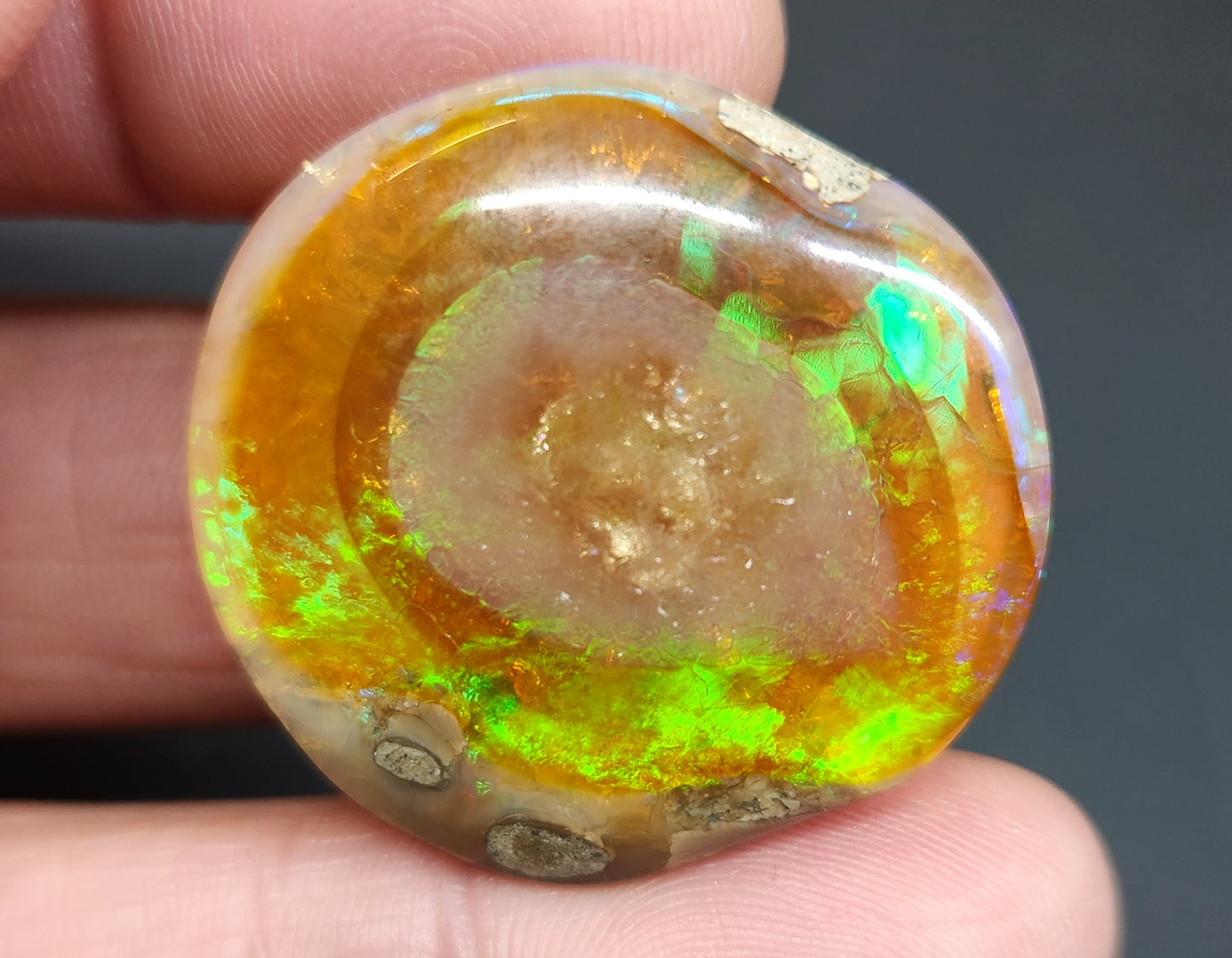 Ethiopian Polished Opal Specimen 41 Carat Gemstone #584