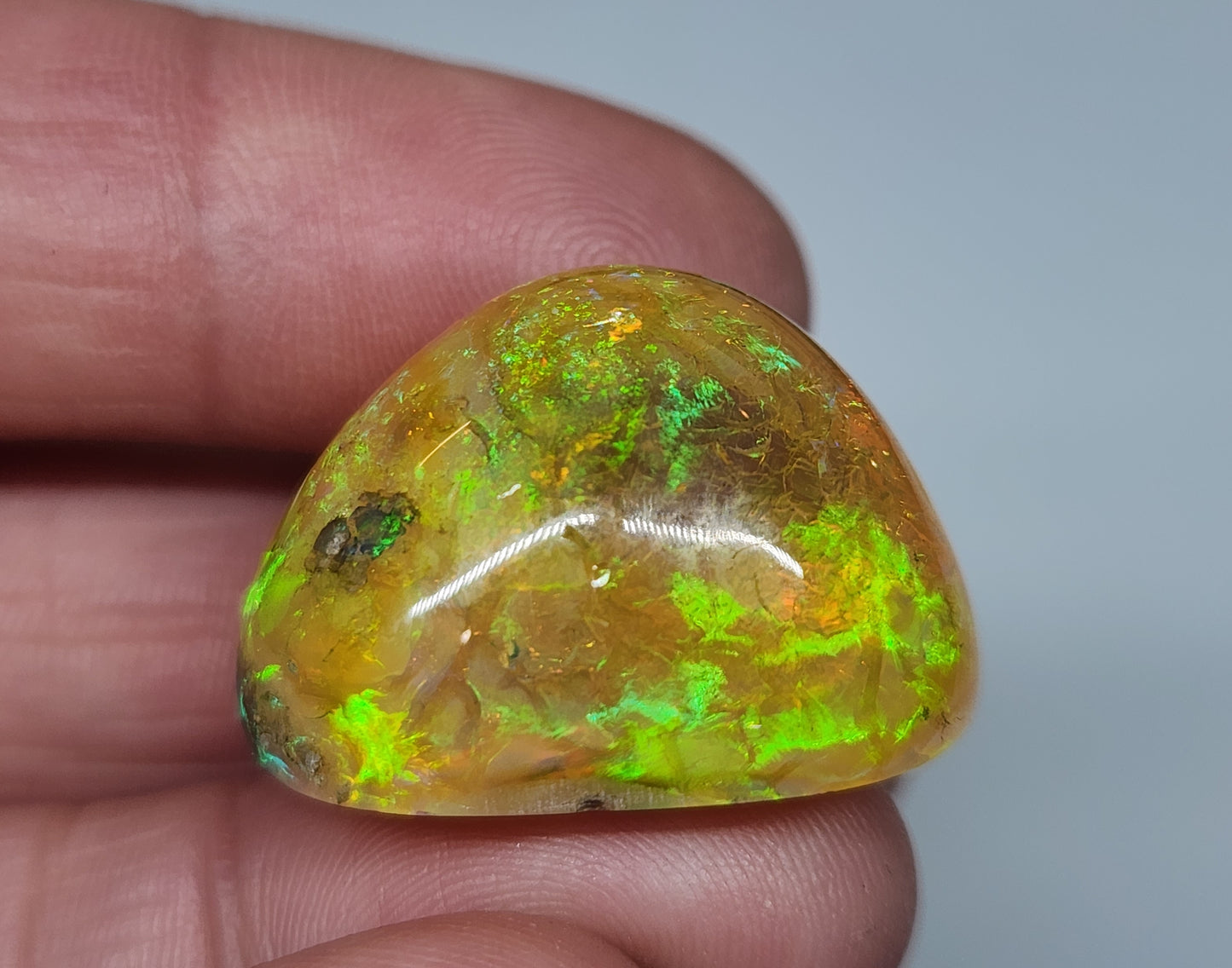 Ethiopian Polished Opal Specimen 38 Carat Gemstone #585