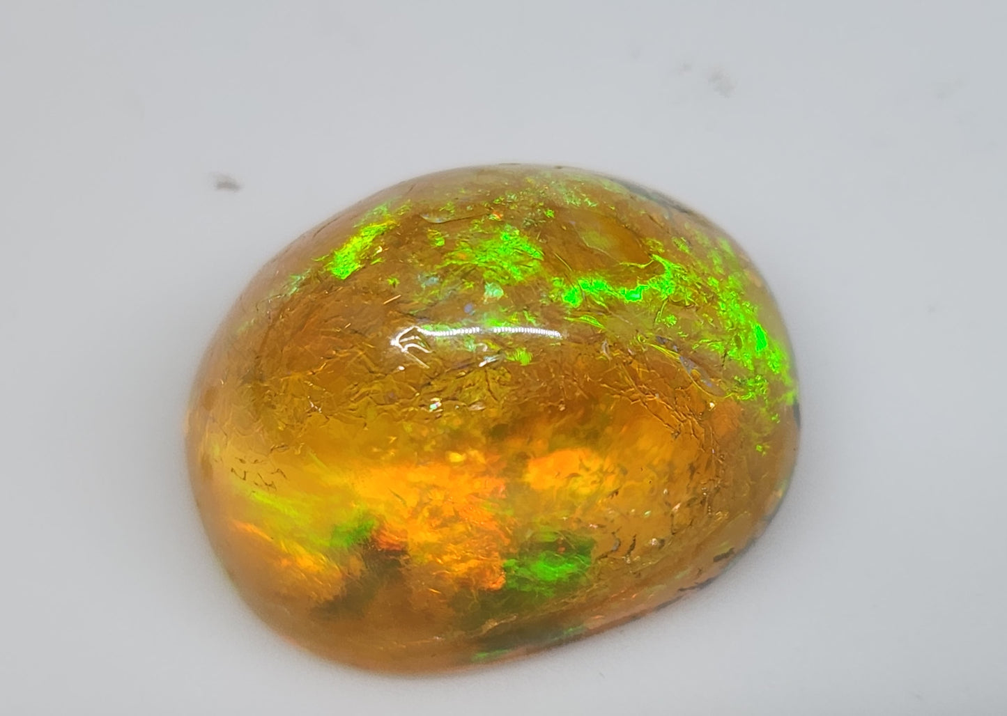 Ethiopian Polished Opal Specimen 38 Carat Gemstone #585