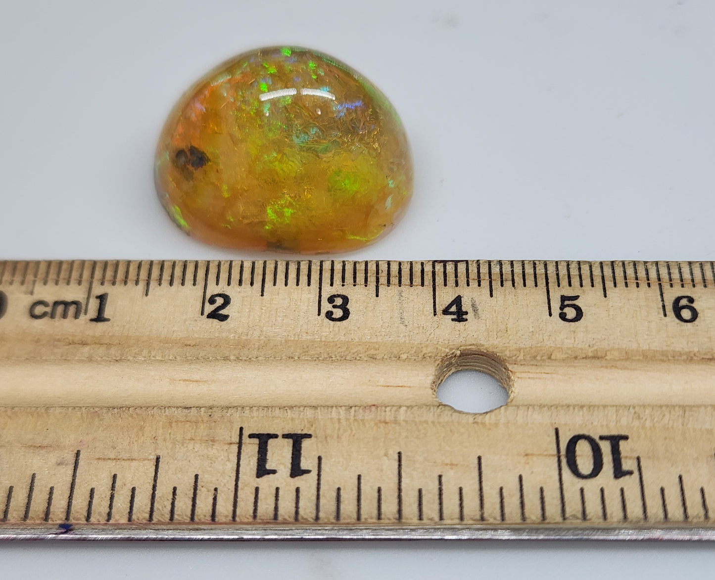Ethiopian Polished Opal Specimen 38 Carat Gemstone #585