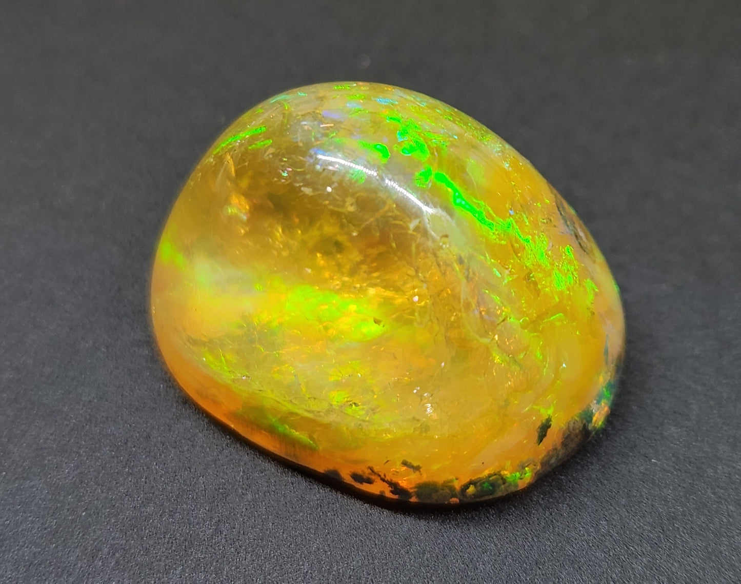 Ethiopian Polished Opal Specimen 38 Carat Gemstone #585