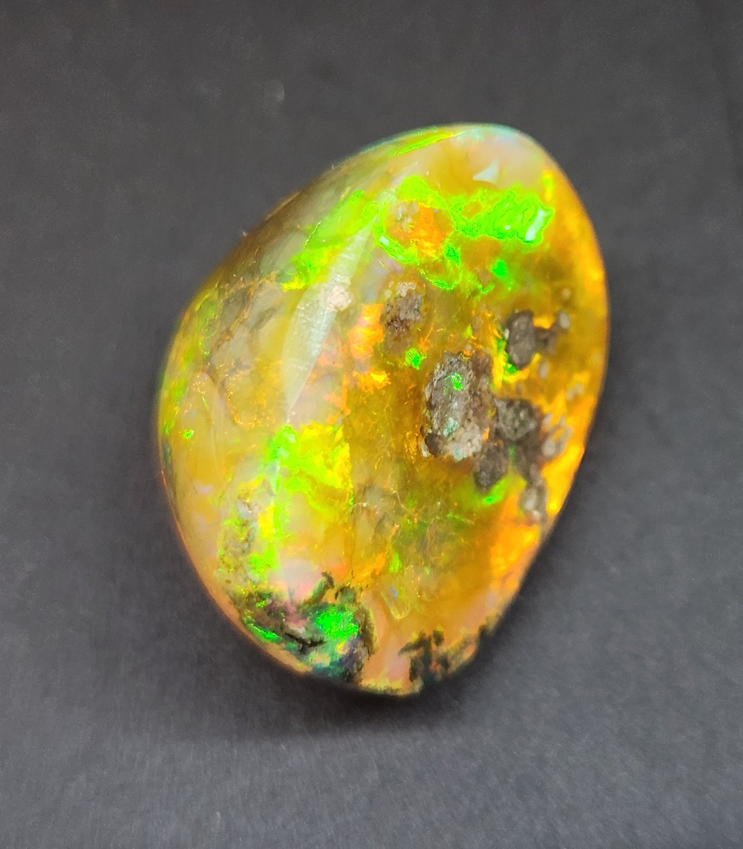 Ethiopian Polished Opal Specimen 38 Carat Gemstone #585
