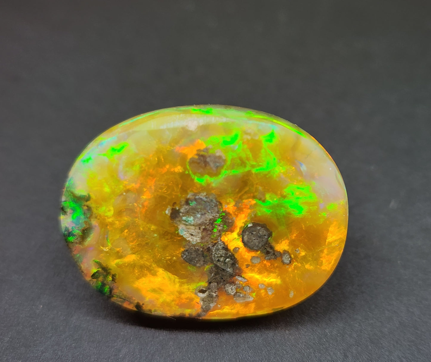 Ethiopian Polished Opal Specimen 38 Carat Gemstone #585