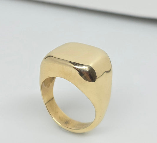 Brass Cube Ring - Unisex design #623