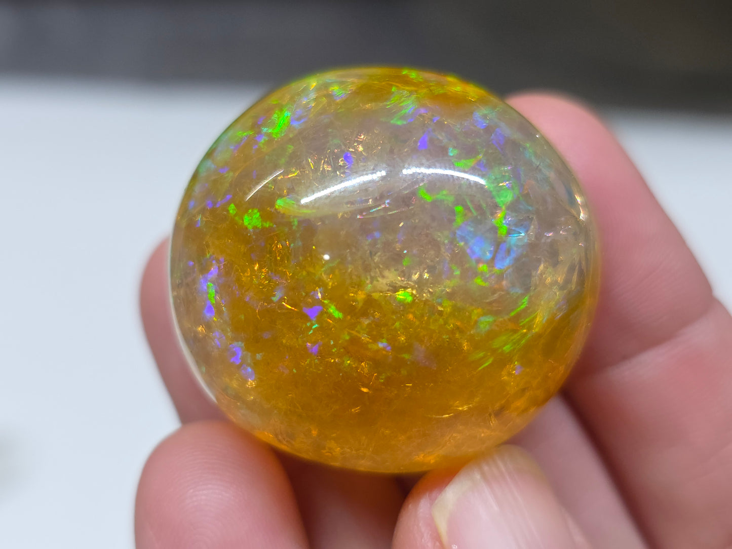 Ethiopian Polished Opal Specimen 113 Carat Gemstone #627