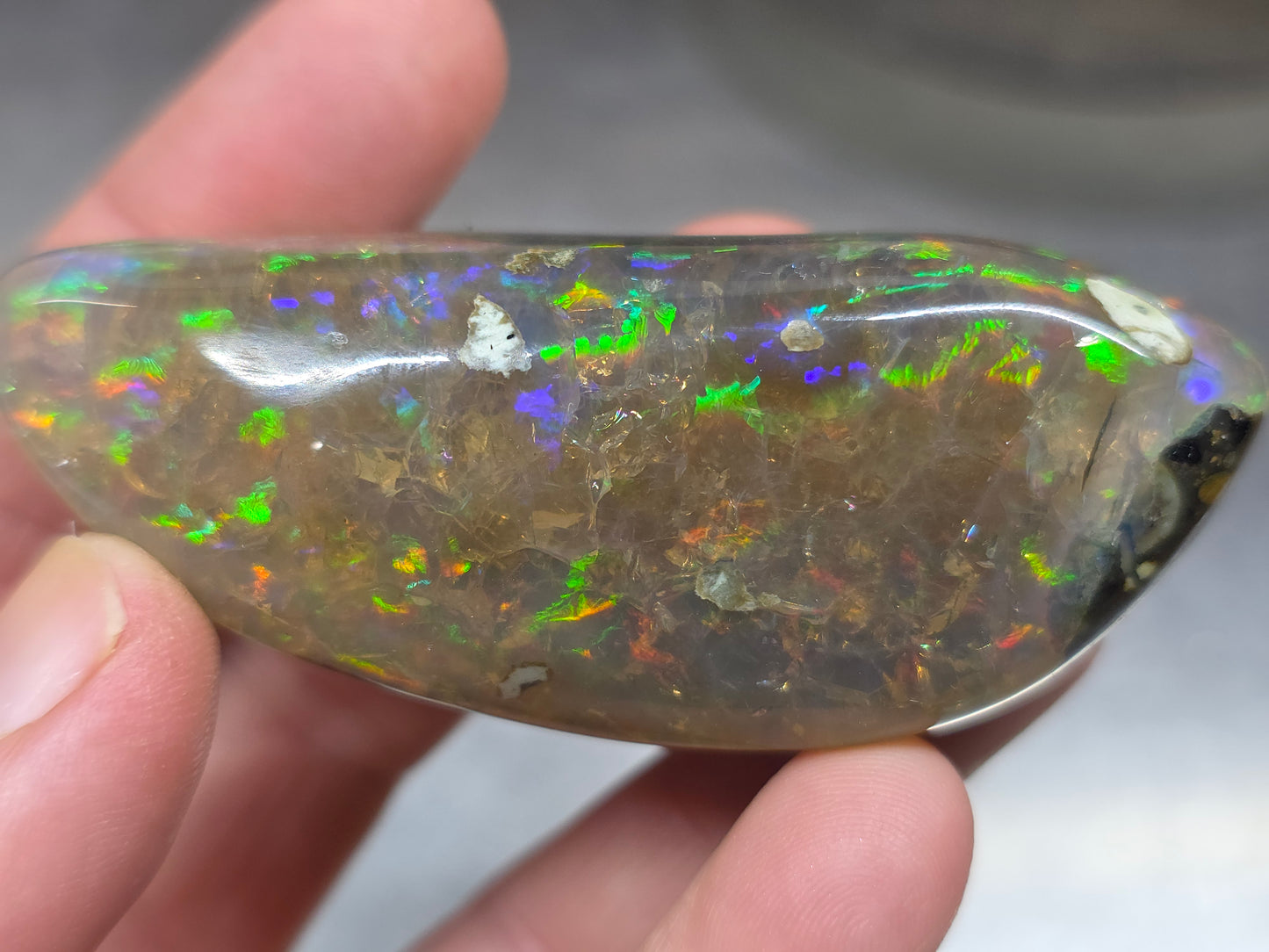 Ethiopian Polished Opal Specimen 294 Carat Gemstone #631