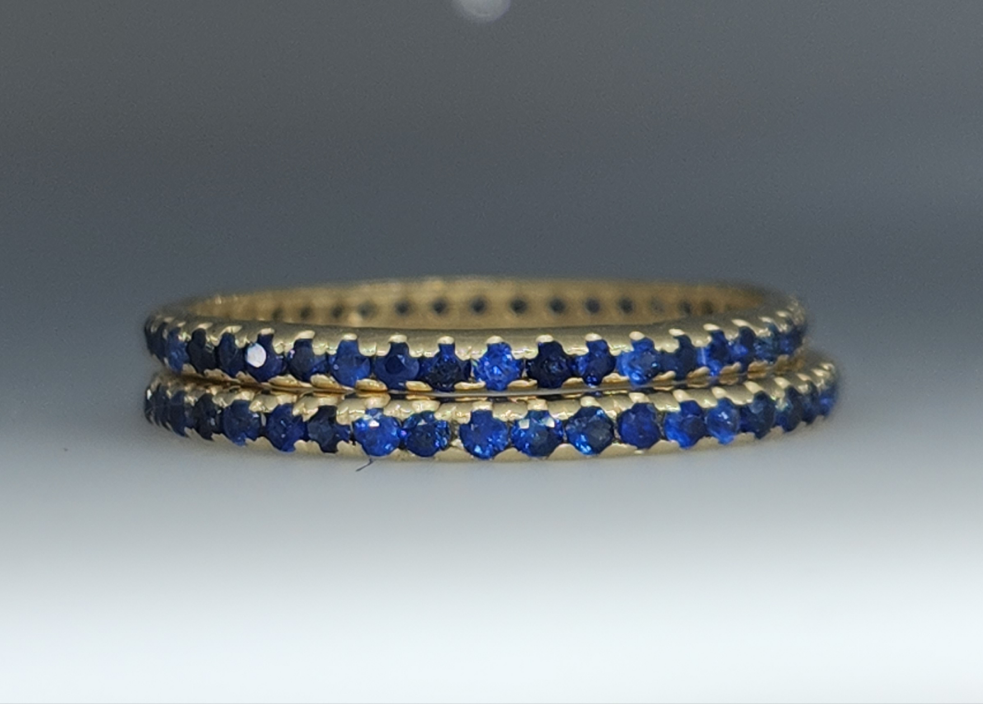 Made To Order - Gemstone Eternity Band Ring #530
