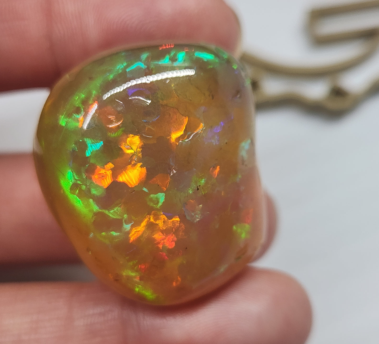 Natural Ethiopian Carved & Polished Opal Specimen #502
