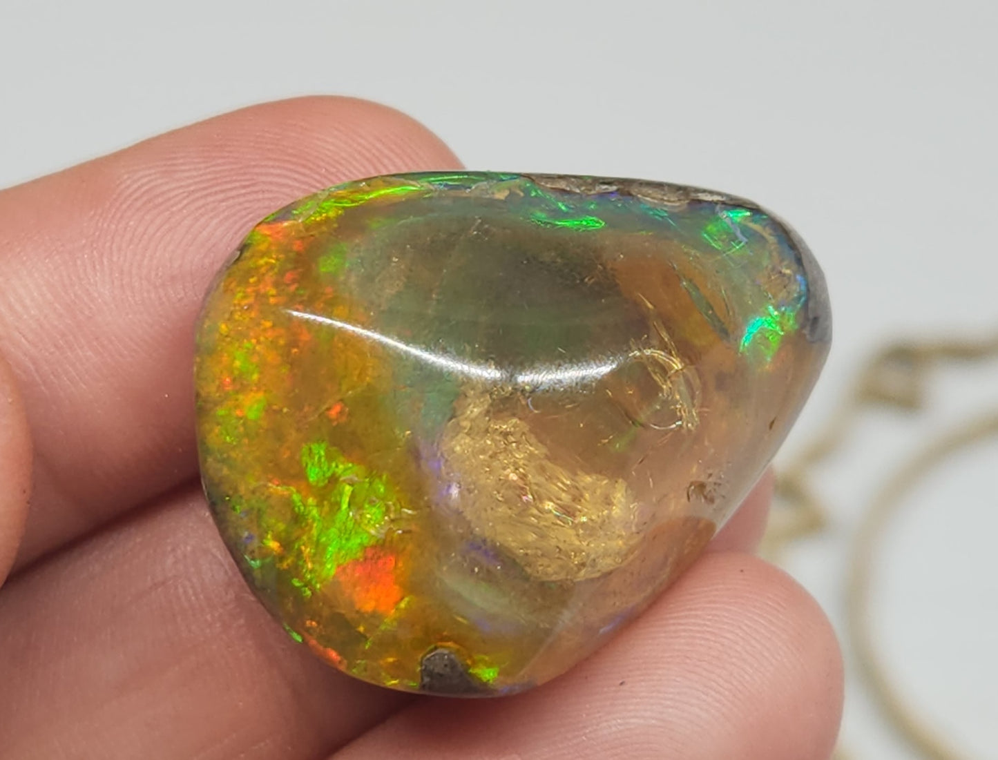 Natural Ethiopian Carved & Polished Opal Specimen #507