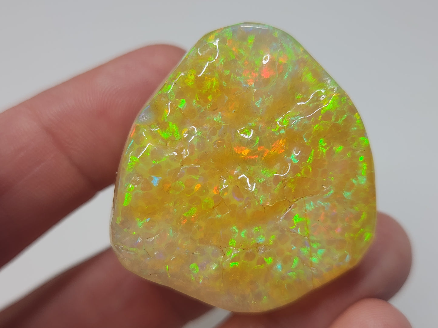 Natural Ethiopian Carved & Polished Opal Specimen #501