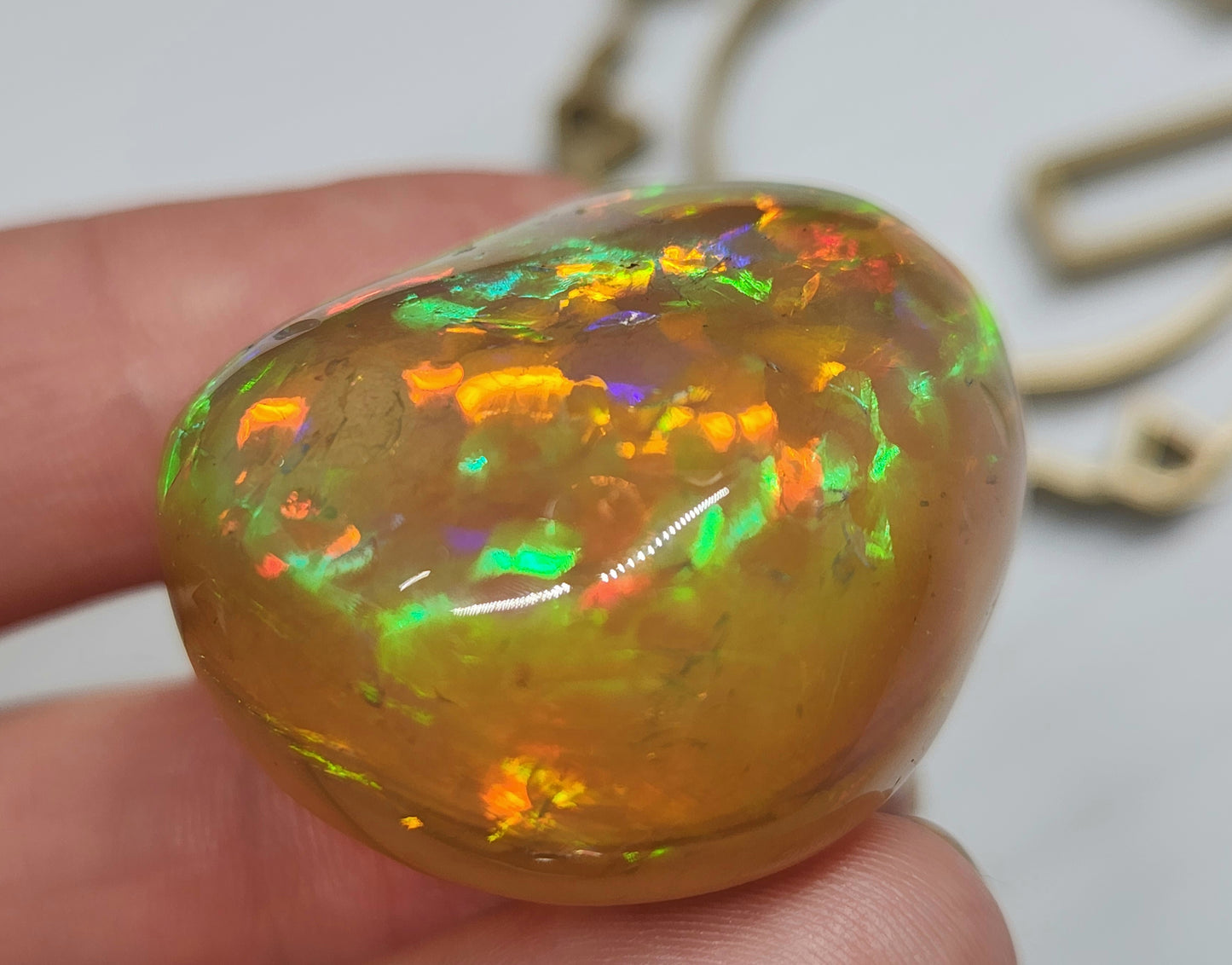 Natural Ethiopian Carved & Polished Opal Specimen #502