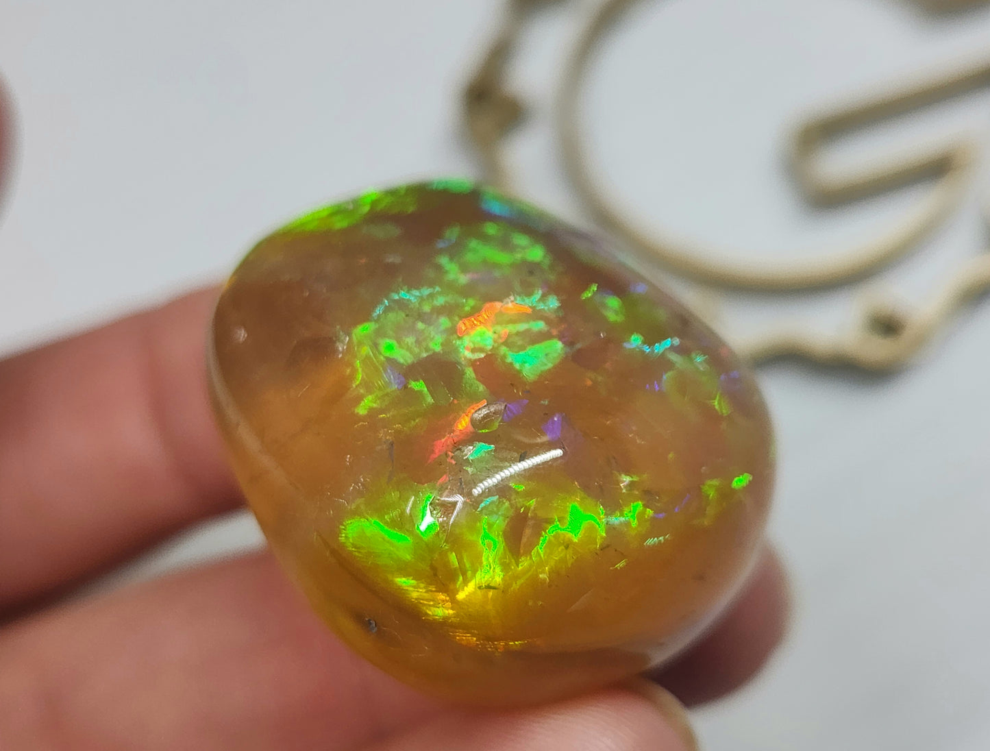 Natural Ethiopian Carved & Polished Opal Specimen #502