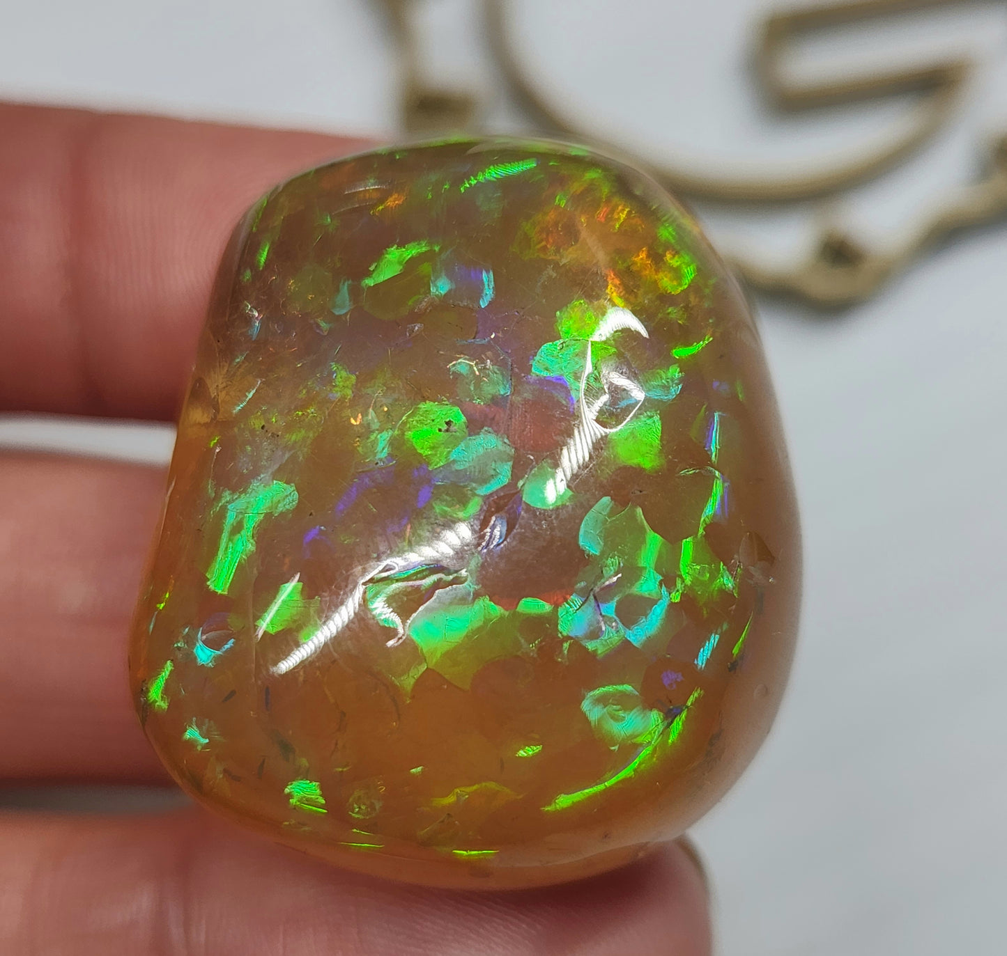 Natural Ethiopian Carved & Polished Opal Specimen #502