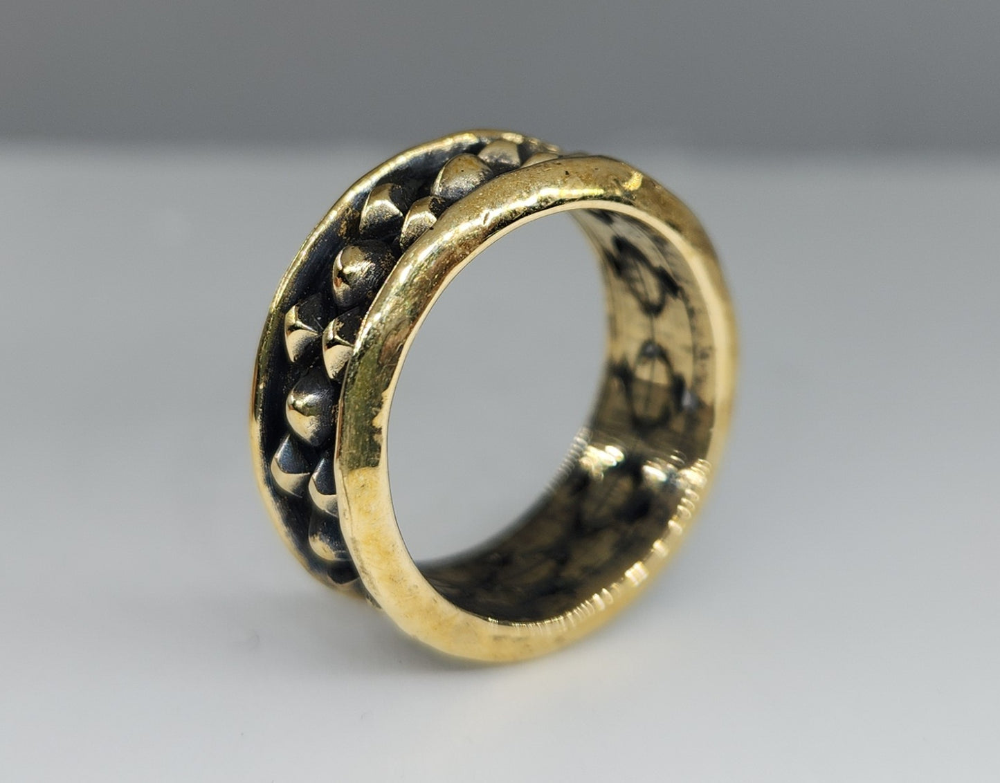 Brass Ring Band Men / Women Jewelry #479