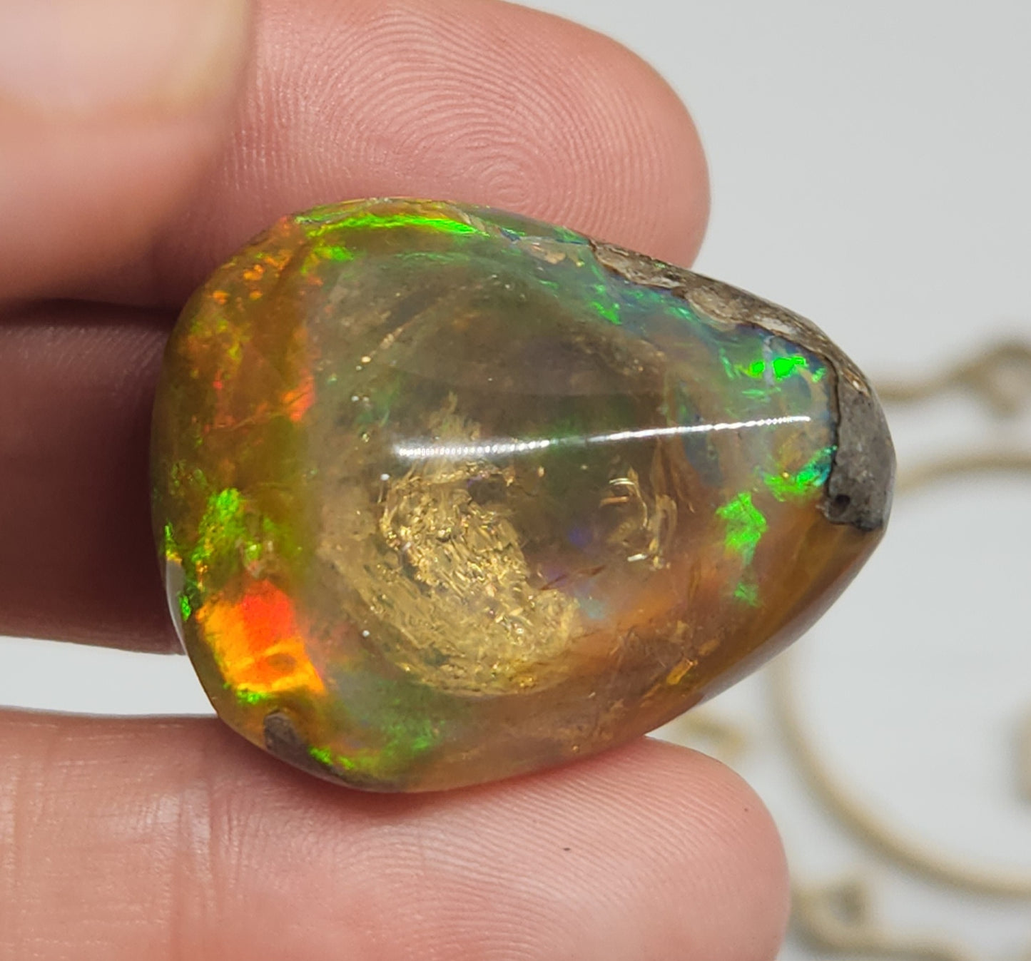Natural Ethiopian Carved & Polished Opal Specimen #507