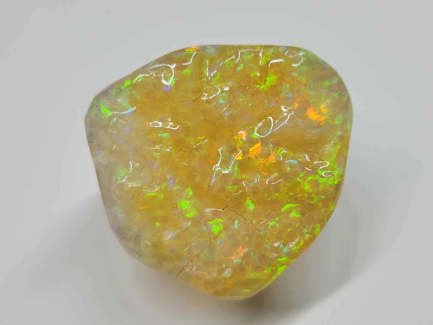 Natural Ethiopian Carved & Polished Opal Specimen #501