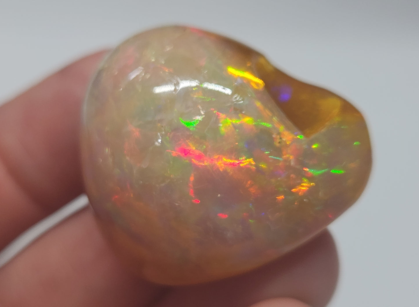 Natural Ethiopian Carved & Polished Opal Specimen #508