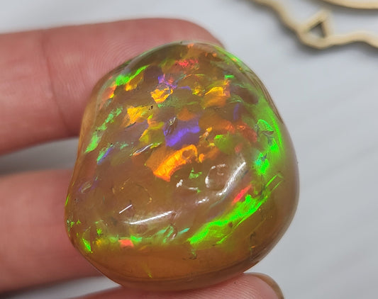 Natural Ethiopian Carved & Polished Opal Specimen #502