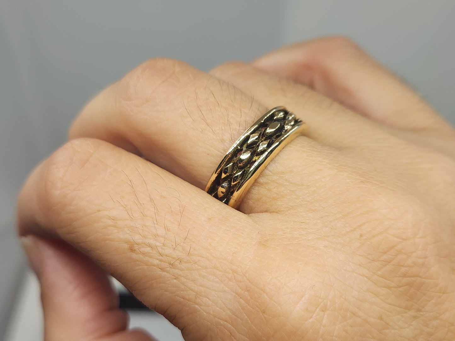 Custom Order Brass Ring size 8.5