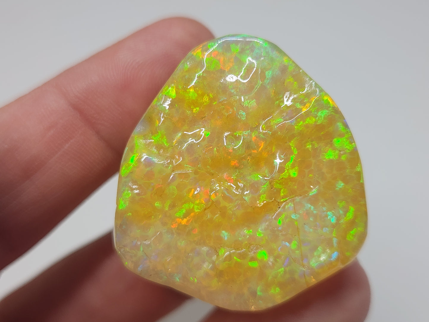 Natural Ethiopian Carved & Polished Opal Specimen #501