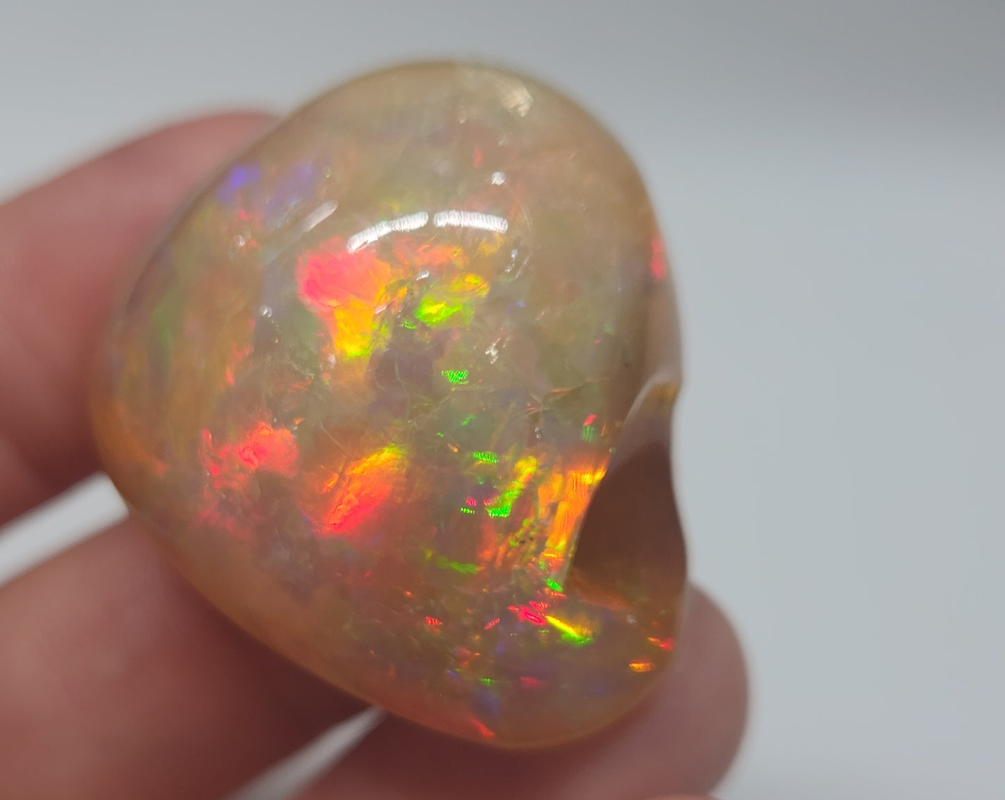 Natural Ethiopian Carved & Polished Opal Specimen #508