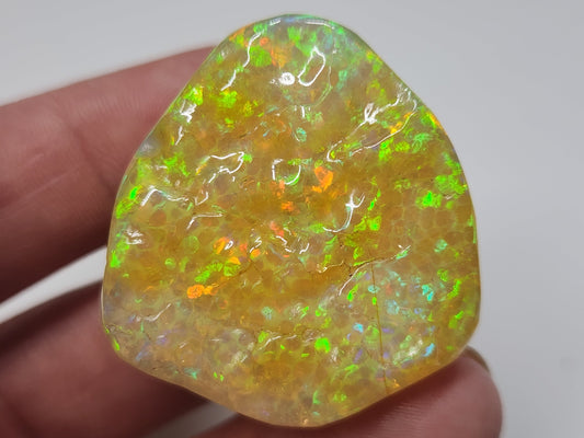 Natural Ethiopian Carved & Polished Opal Specimen #501