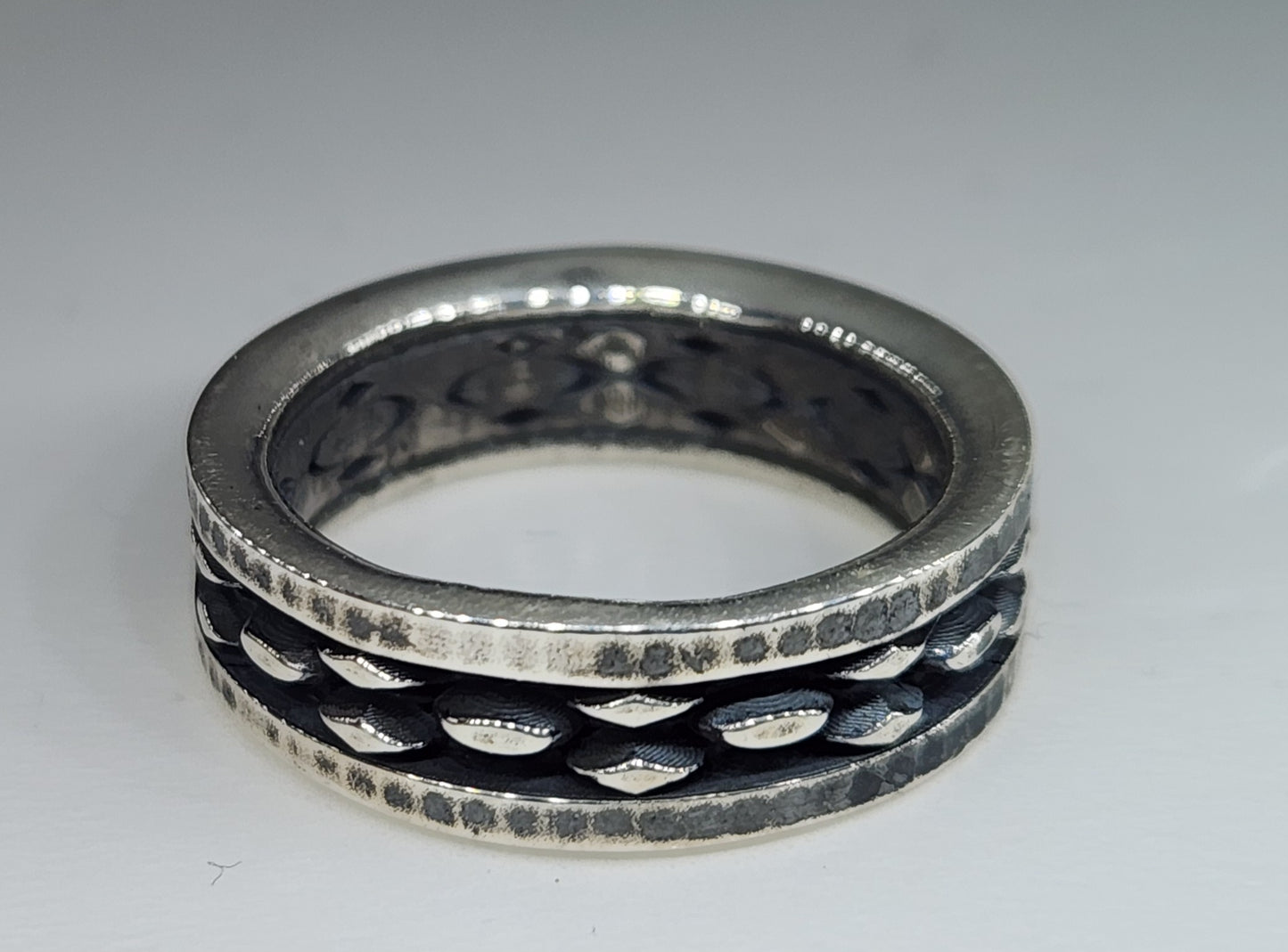 Sterling Silver Ring Band Men / Women Jewelry #482