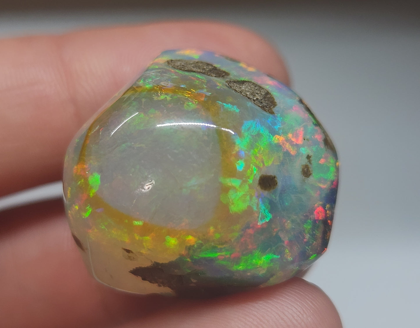 Natural Ethiopian Carved & Polished Opal Specimen #503