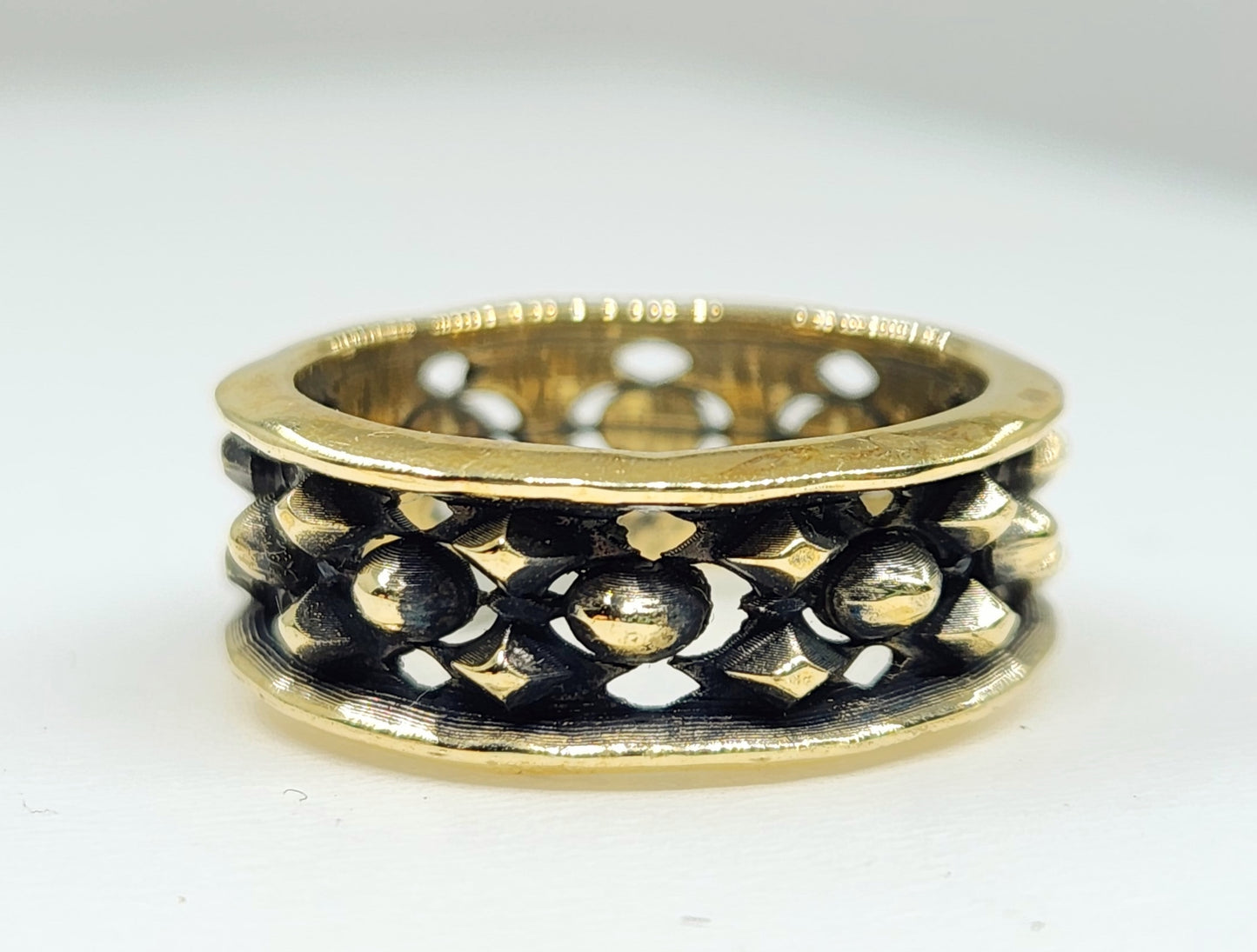 Brass Ring Band Men / Women Jewelry #479