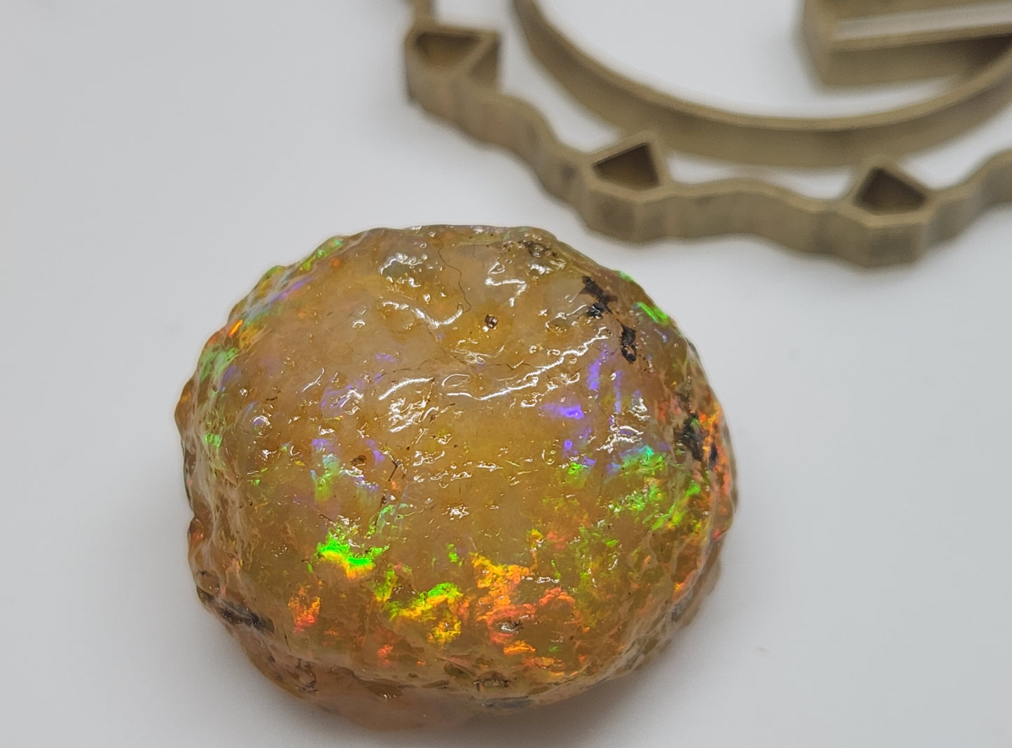 Natural Ethiopian Carved & Polished Opal Specimen #505