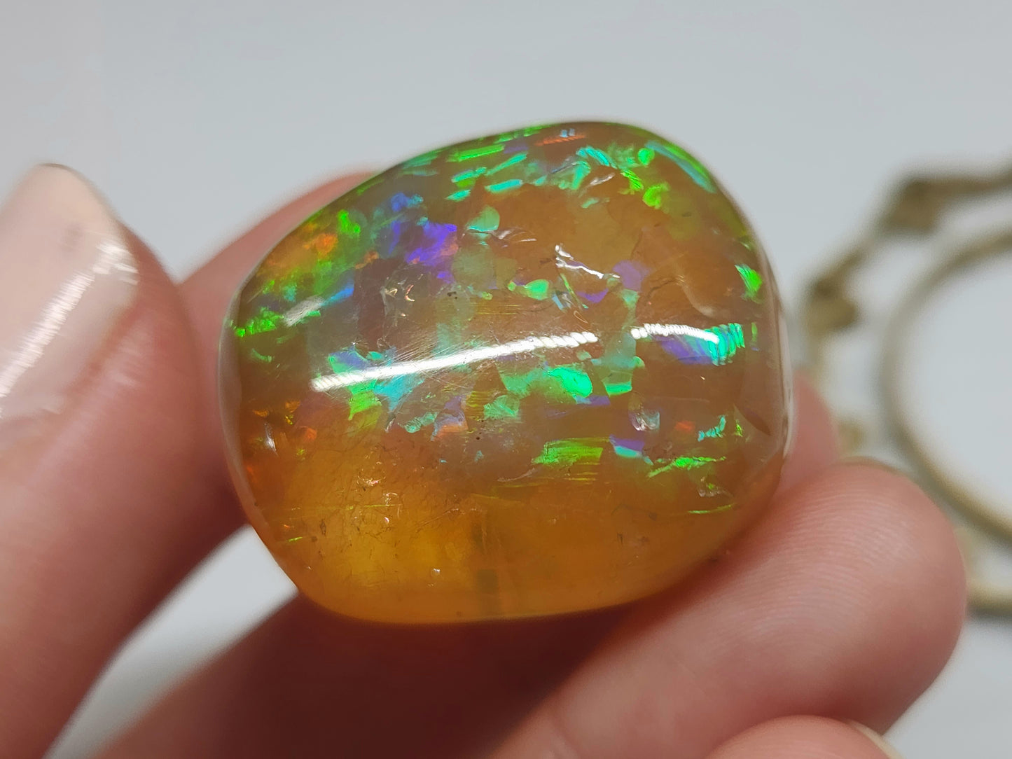 Natural Ethiopian Carved & Polished Opal Specimen #502